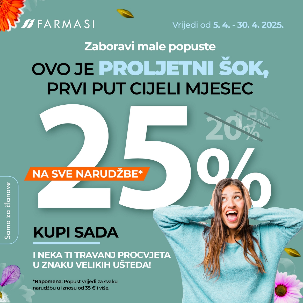 25% NA SVE